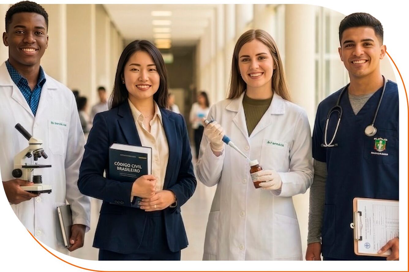Estudantes da Faculdade UNITERP
